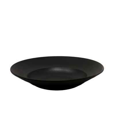 Assiette à pâtes profonde 12" - Noir