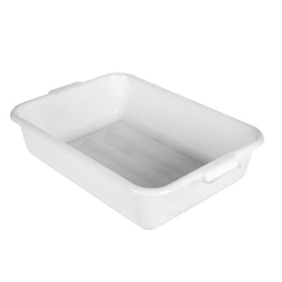 Bac tout usage 20,5" x 15,5" x 5" - Blanc