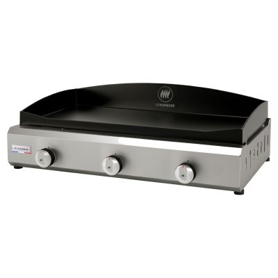 Plancha à trois brûleurs au gaz propane Amalia 375 - Acier inoxydable