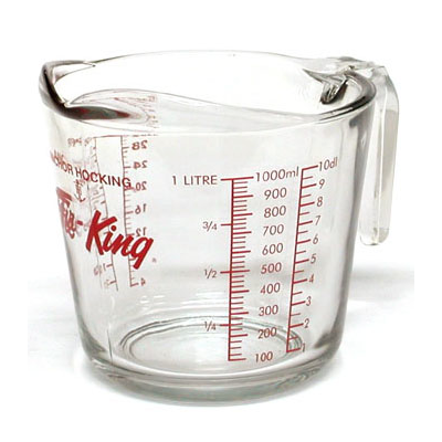 Tasse à mesurer en verre - 1 L