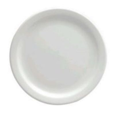 Assiette ronde 10,375" - Bright White Ware