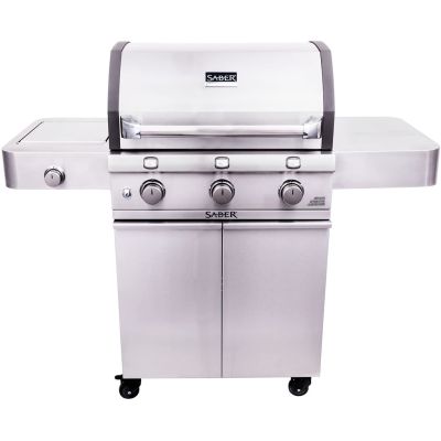 BBQ au gaz propane Deluxe - Acier inoxydable