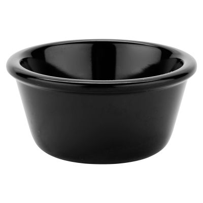 Récipient à condiment en mélamine 3 oz - Noir