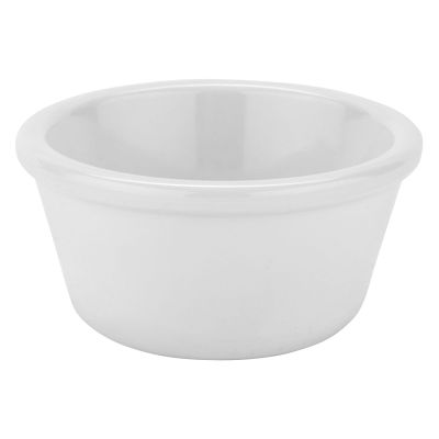 Récipient à condiment en mélamine 3 oz - Blanc