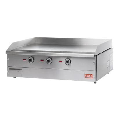 Plaque à frire de comptoir électrique 36" - 240 V / Acier chromé