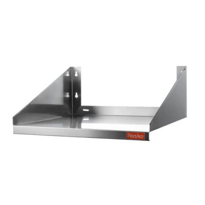 Tablette murale en acier inoxydable pour four à micro-ondes 24" x 18"
