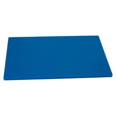 Planche à découper en polyéthylène 24" x 18" - Bleu