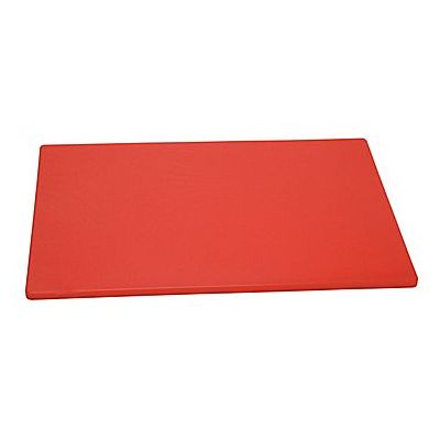 Planche à découper en polyéthylène 24" x 18" - Rouge