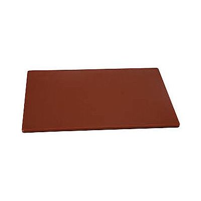 Planche à découper en polyéthylène 18" x 12" - Brun
