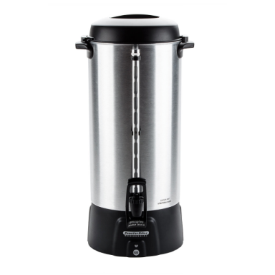 Machine à café percolateur à double paroi en acier inoxydable 20,5
