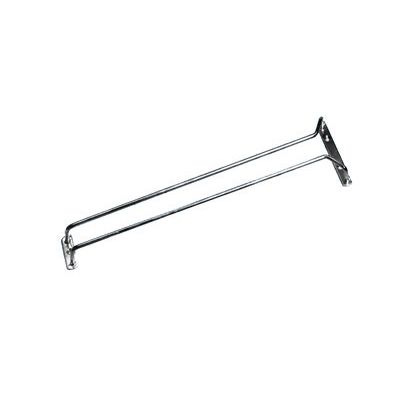 Support à verres plaqué chrome 16"