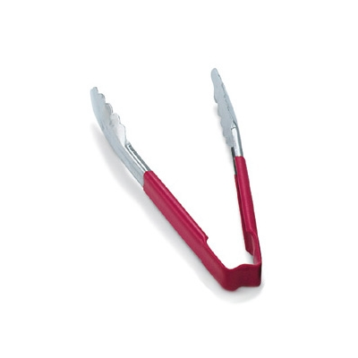 Pinces en acier inoxydable avec manche Kool-Touch 16" - Rouge