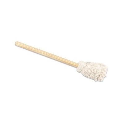Lavette en coton avec manche en bois