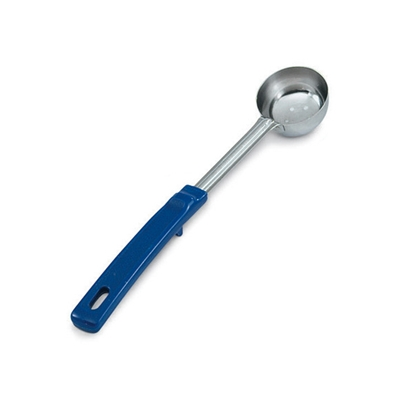 Cuillère à portion ronde perforée Spoodle 2 oz - Bleu