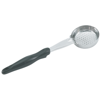 Cuillère à portion ronde perforée Spoodle 5 oz - Noir