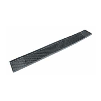 Tapis de comptoir en caoutchouc thermoplastique 27" x 3,25" - Noir