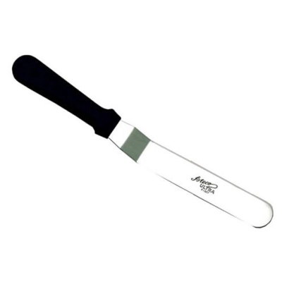 Spatule à pâtisserie coudée en acier inoxydable 8"