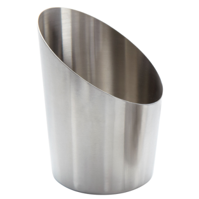 Récipient à angle en acier inoxydable 4,5"