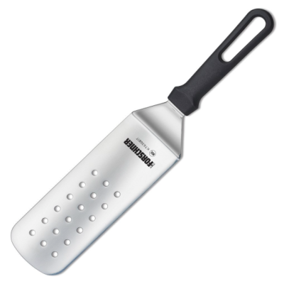 8" x 3" Perforated Stainless Steel Turner
