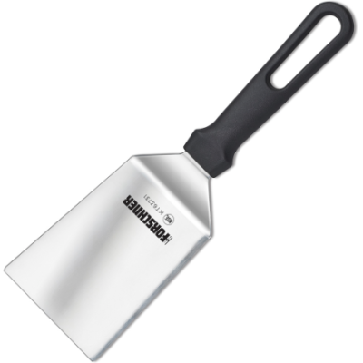 Spatule à tourner flexible en acier inoxydable 4" x 3"