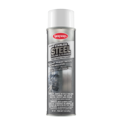 Produit nettoyant pour l'acier inoxydable