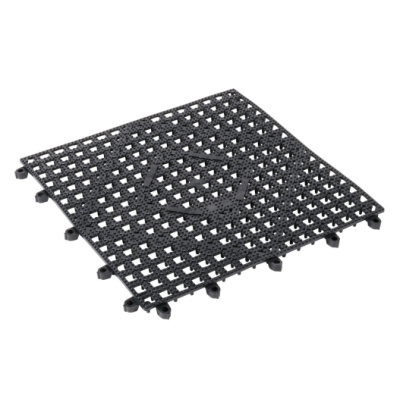 Tapis de bar Versa Mat 12" x 12 " - Noir
