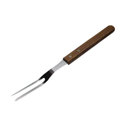 Fourchette à viande en acier inoxydable 20" - Bois