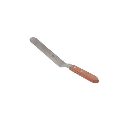 Spatule à pâtisserie coudée en acier inoxydable 9,5"