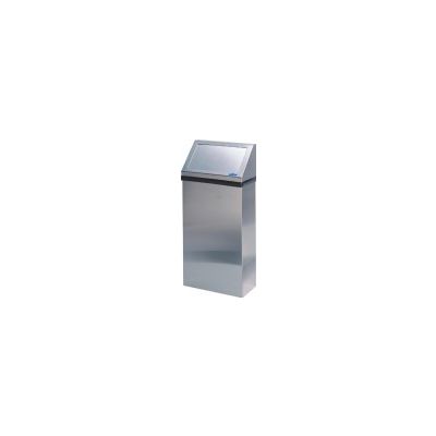 Poubelle murale en acier inoxydable
