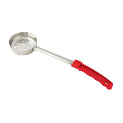 Cuillère à portion perforée 2 oz - Rouge
