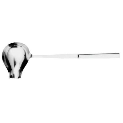 Louche de service en acier inoxydable à manche creux 2,5 oz
