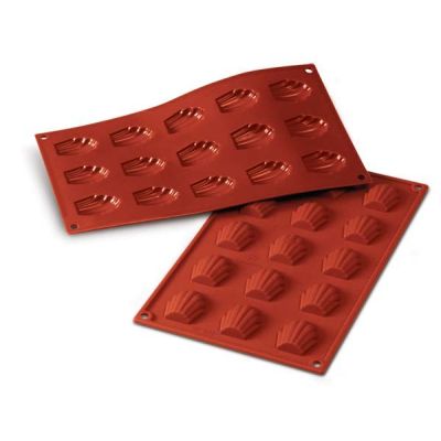 Moule en silicone mini-madeleines 15x10ml