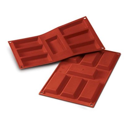 Moule en silicone gros lingots 7x50ml