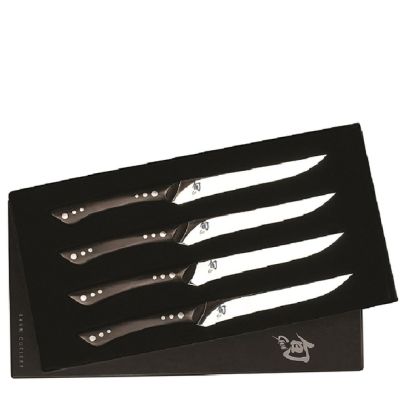 Ensemble de quatre couteaux à steak - Bois de pakka