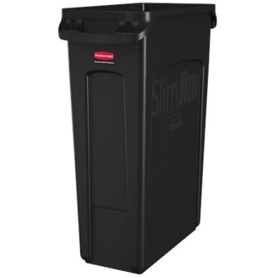 Poubelle Slim Jim 87 L - Noir