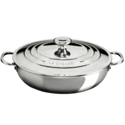Braisière en acier inoxydable avec couvercle 4,8 L