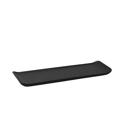 Assiette à sushi 11,4" x 3,75" - Noir