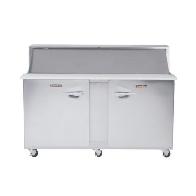 Refrigerated Sandwich Prep Table 72'' / 6 casters