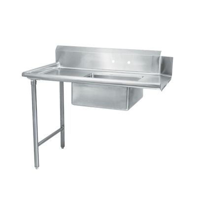 Table à vaisselle souillée en acier inoxydable à gauche du lave-vaisselle 30" x 36"  