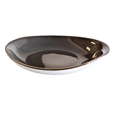 Bol oval 11''x 9,5''  - Brun