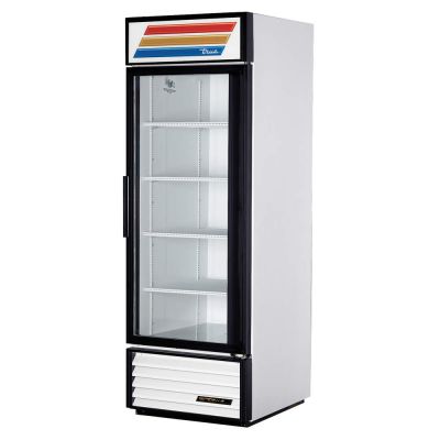 Réfrigérateur à porte battante vitrée - 27"