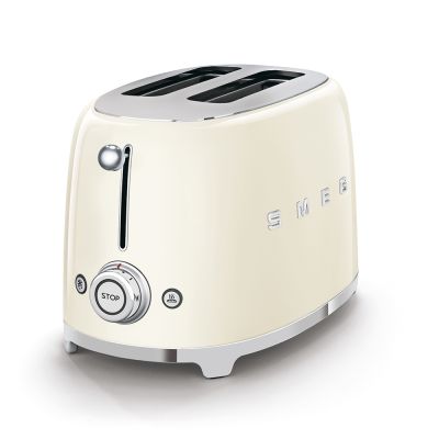Grille-pain deux tranches 950W - Crème