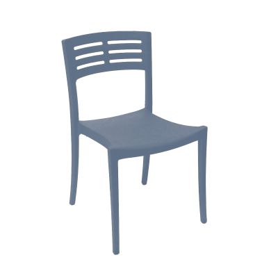 Chaise en résine Vogue - Bleu