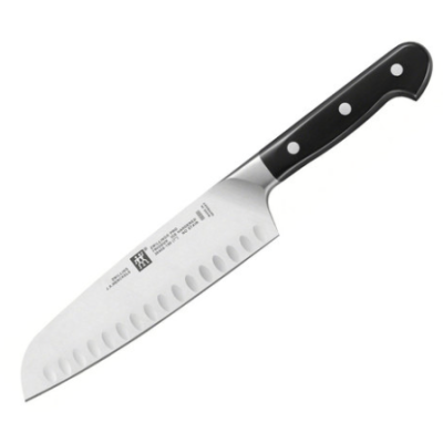 Couteau Santoku avec Alvéoles Série Pro 7"
