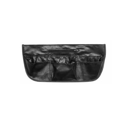 Tablier de serveur en cuir pour femme - Noir