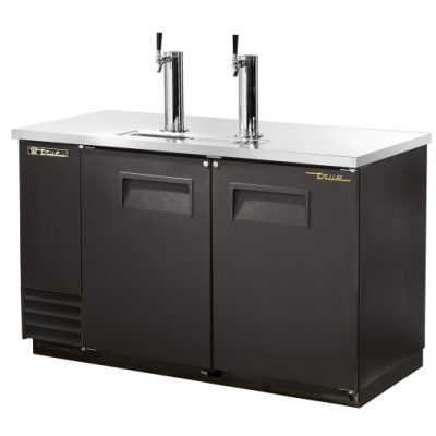 Distributeur à bière réfrigéré 2 portes pleines - 59"