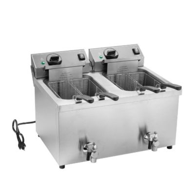 Friteuse de comptoir double Cayenne® électrique 208/240V