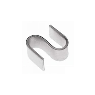 Ens. 4 Crochet en “S “ - Chrome 