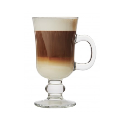 Ensemble de deux tasses à café irlandais en verre 8,8 oz - Barista 
