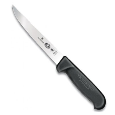 Couteau à désosser rigide, droit, très large 6" - Fibrox